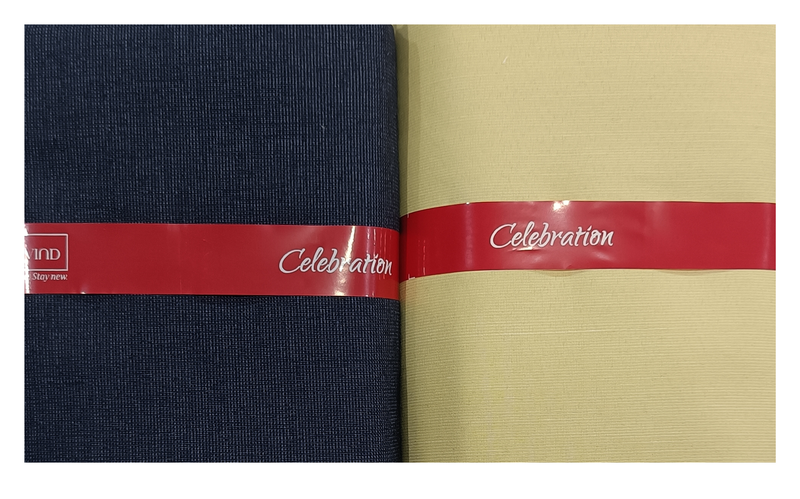 Arvind  Unstitched Cotton Blend Shirt & Trouser Fabric Self Design