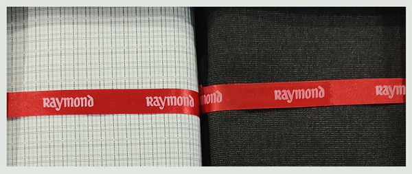 Raymond  Unstitched Cotton Shirt & Trouser Fabric Checkered