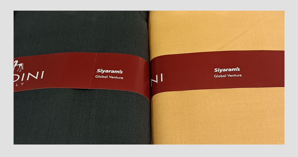 Siyaram"s  Unstitched Cotton Plain Shirt & Trouser Fabric Solid.