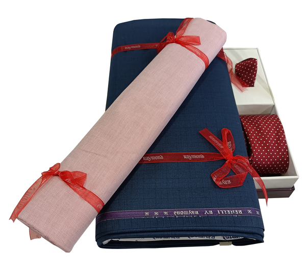 Raymond  Unstitched Cotton Suit Fabric Solid.