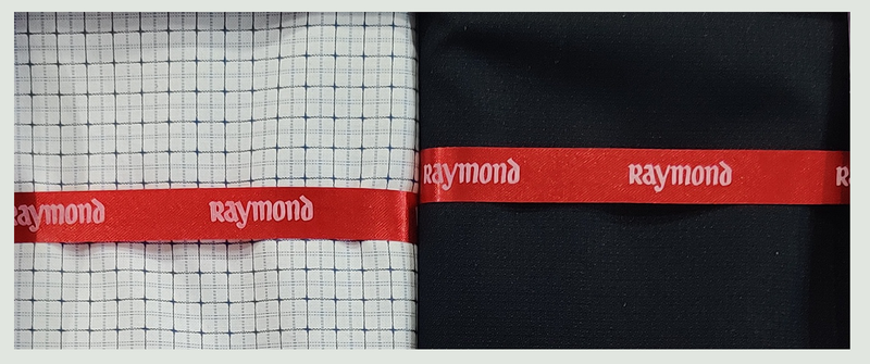 Raymond  Unstitched Cotton Shirt & Trouser Fabric Checkered