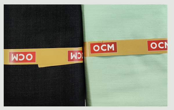 OCM  Unstitched Cotton Shirt & Trouser Fabric Checkered