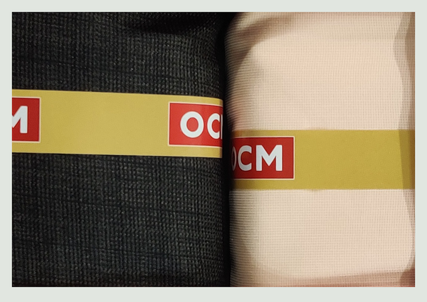 OCM  Unstitched Cotton Shirt & Trouser Fabric Checkered.