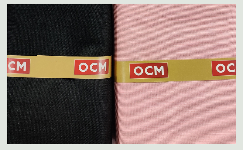 OCM  Unstitched Cotton Shirt & Trouser Fabric Checkered