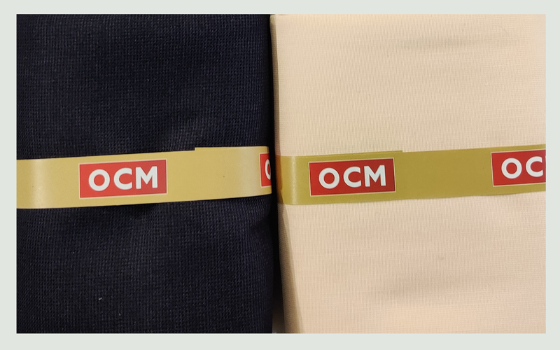 OCM  Unstitched Cotton Shirt & Trouser Fabric Checkered