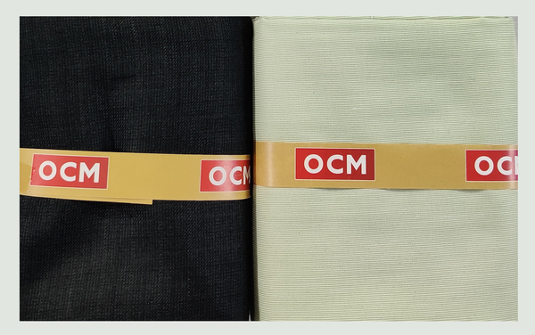 OCM  Unstitched Cotton Shirt & Trouser Fabric Checkered