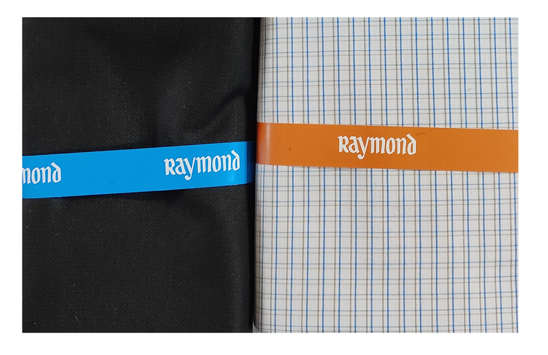 Raymond  Unstitched Cotton Shirt & Trouser Fabric Checkered