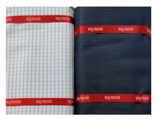 Raymond  Unstitched Cotton Shirt & Trouser Fabric Printed