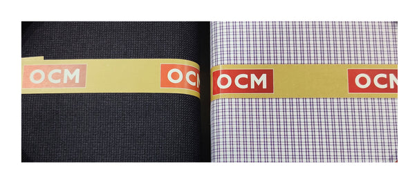 OCM  Unstitched Cotton Shirt & Trouser Fabric Checkered