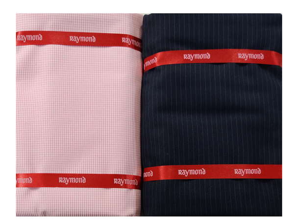 Raymond  Unstitched Cotton Shirt & Trouser Fabric Printed