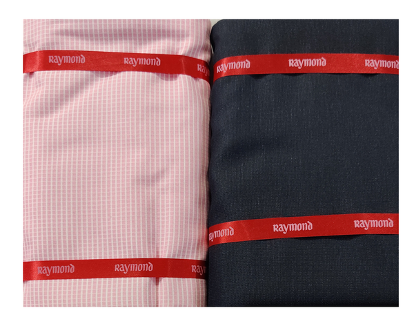 Raymond  Unstitched Cotton Shirt & Trouser Fabric Printed