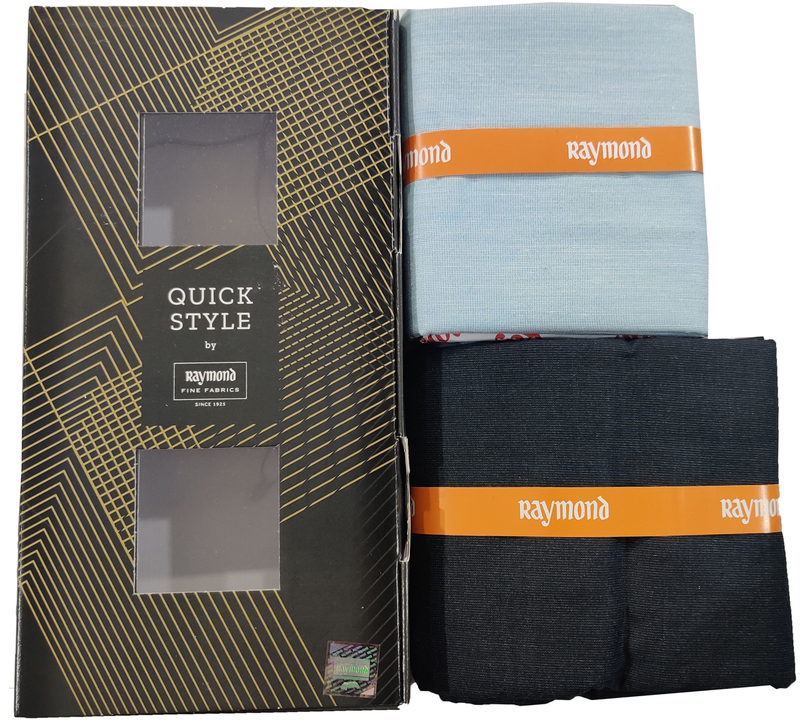Raymond  Unstitched Cotton Shirt & Trouser Fabric Solid.