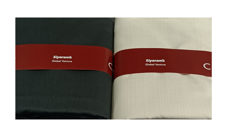 Siyaram"s  Unstitched Cotton Plain Shirt & Trouser Fabric Solid.