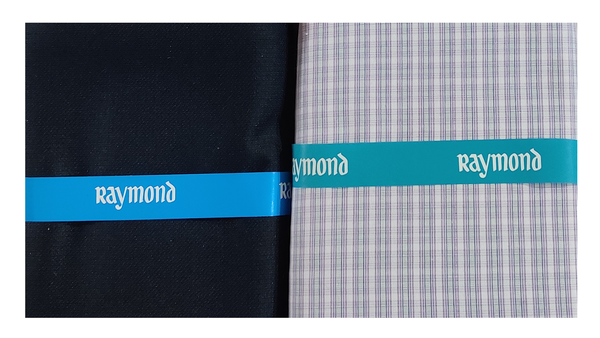 Raymond  Unstitched Cotton Shirt & Trouser Fabric Checkered