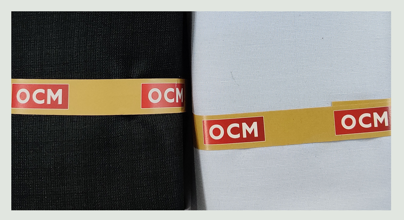 OCM  Unstitched Cotton Shirt & Trouser Fabric Checkered