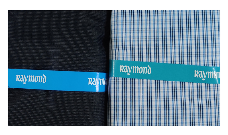 Raymond  Unstitched Cotton Shirt & Trouser Fabric Checkered