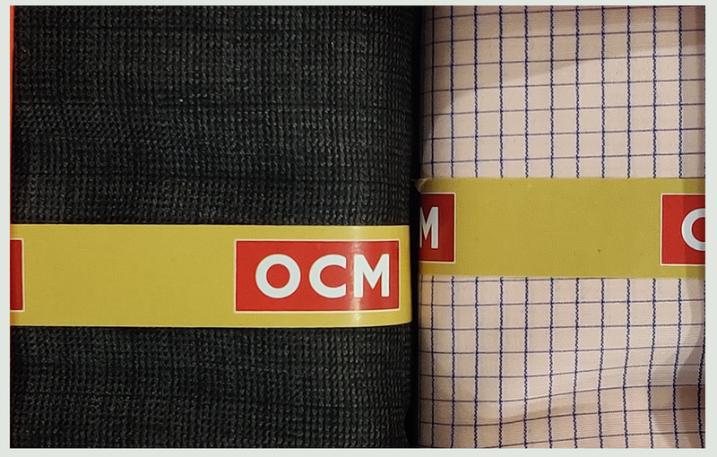 OCM  Unstitched Cotton Shirt & Trouser Fabric Checkered