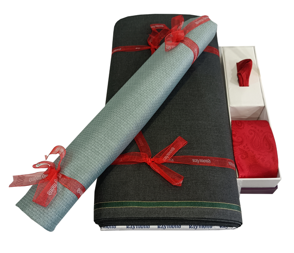 Raymond  Unstitched Cotton Suit Fabric Solid.