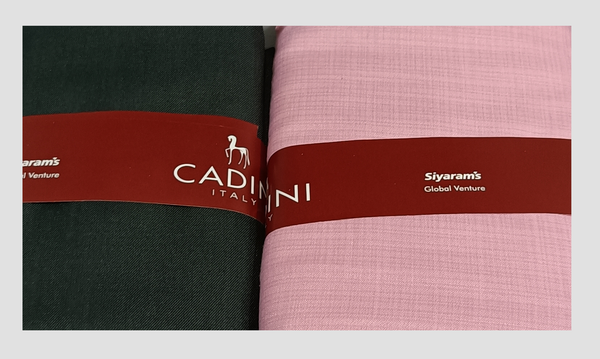 Siyaram"s  Unstitched Cotton Plain Shirt & Trouser Fabric Solid