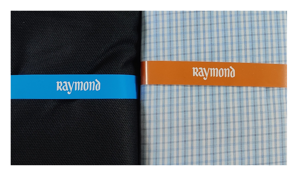 Raymond  Unstitched Cotton Shirt & Trouser Fabric Checkered