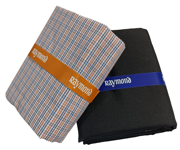 Raymond  Unstitched Cotton Shirt & Trouser Fabric.