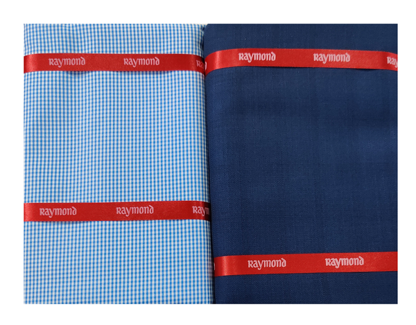 Raymond  Unstitched Cotton Shirt & Trouser Fabric Printed