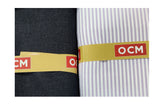 OCM  Unstitched Cotton Shirt & Trouser Fabric Checkered