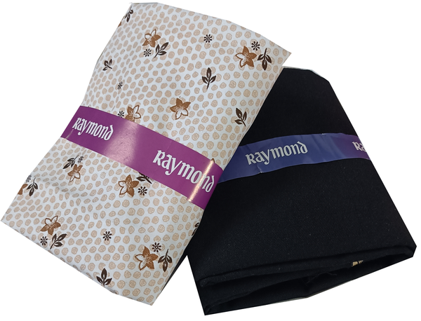 Raymond  Unstitched Cotton Shirt & Trouser Fabric Printed.