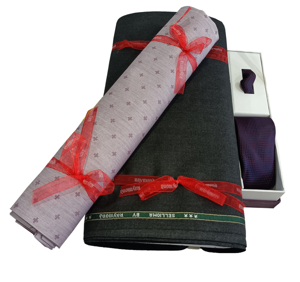 Raymond  Unstitched Cotton Suit Fabric Solid.
