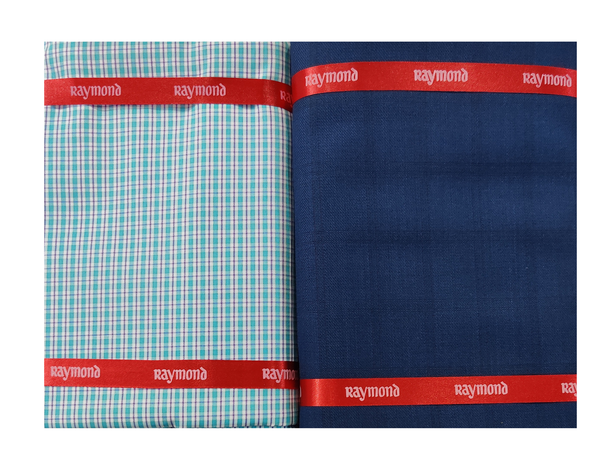 Raymond  Unstitched Cotton Shirt & Trouser Fabric Printed