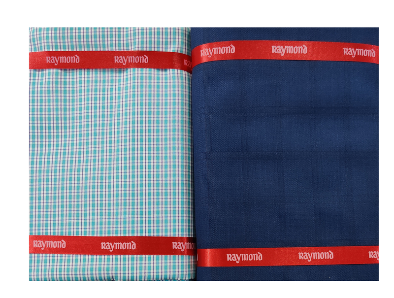 Raymond  Unstitched Cotton Shirt & Trouser Fabric Printed
