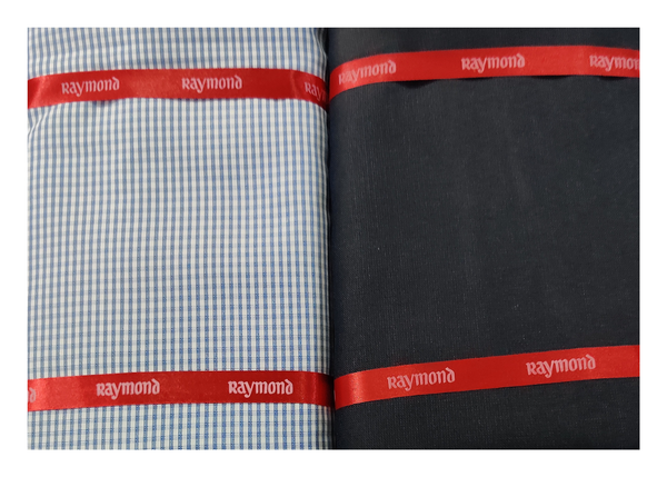 Raymond  Unstitched Cotton Shirt & Trouser Fabric Printed