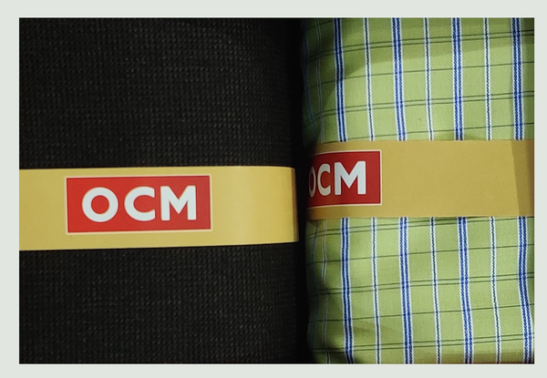 OCM  Unstitched Cotton Shirt & Trouser Fabric Checkered