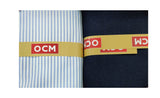 OCM  Unstitched Cotton Shirt & Trouser Fabric Checkered