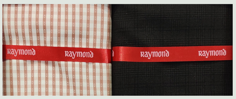 Raymond  Unstitched Cotton Shirt & Trouser Fabric Checkered