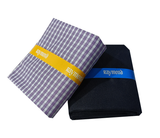 Raymond  Unstitched Cotton Blend Shirt & Trouser Fabric Checkered