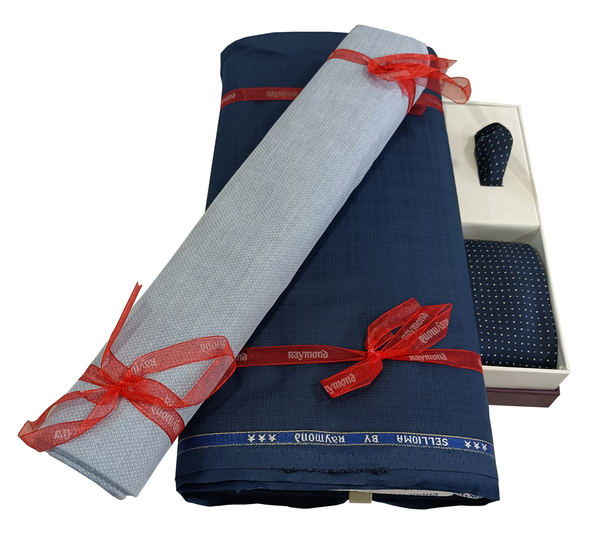 Raymond  Unstitched Cotton Suit Fabric Solid.