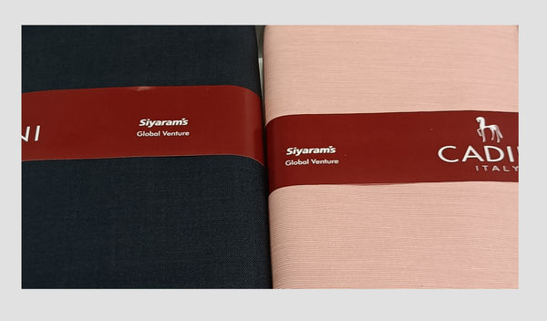 Siyaram"s  Unstitched Cotton Plain Shirt & Trouser Fabric Solid.