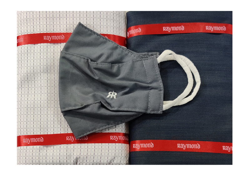 Raymond  Unstitched Cotton Shirt & Trouser Fabric Printed
