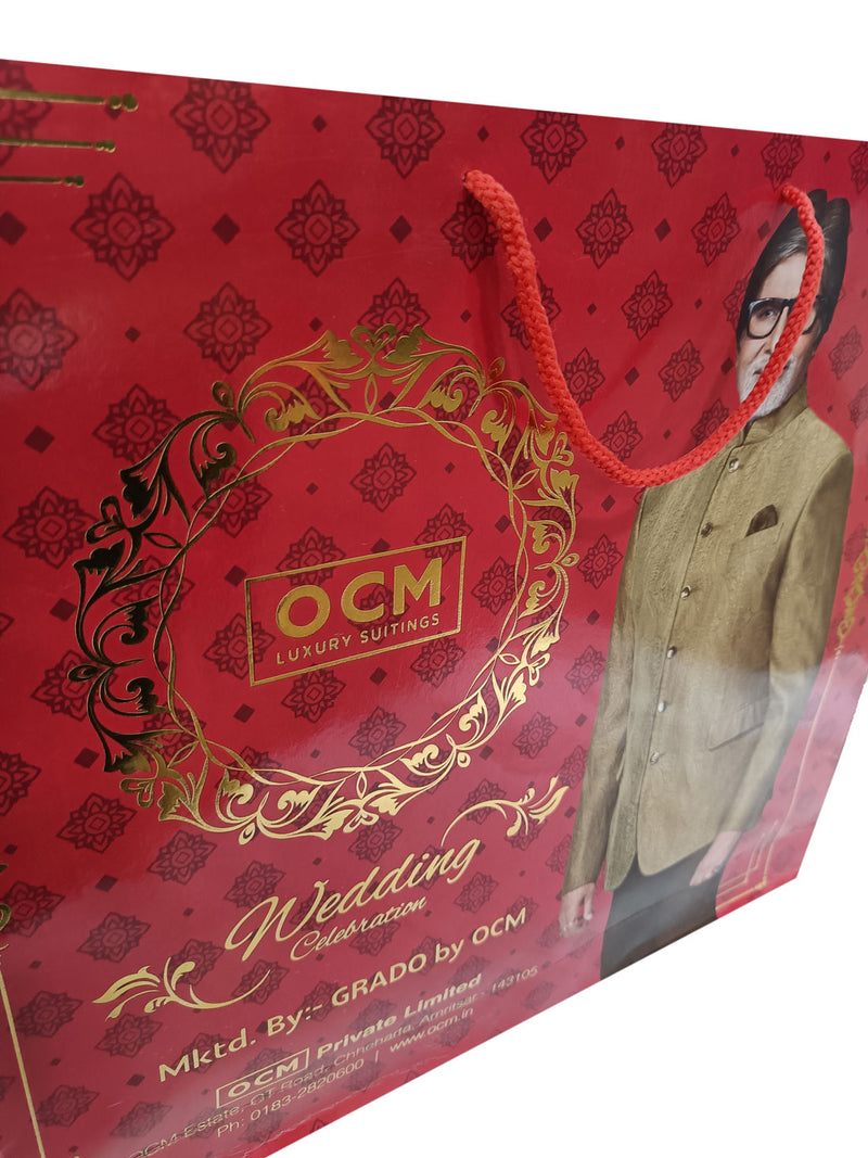 OCM UNSTICHED PURE COTTON SHIRT & TROUSER FABRIC SOLID