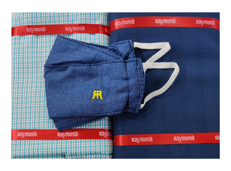 Raymond  Unstitched Cotton Shirt & Trouser Fabric Printed