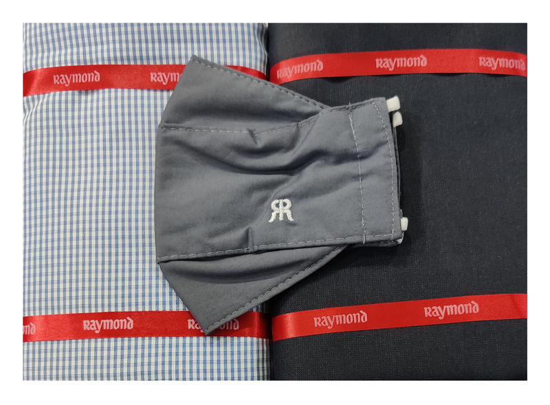 Raymond  Unstitched Cotton Shirt & Trouser Fabric Printed