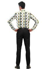 Mansfab Men Regular Fit Printed Spread Collar Casual Shirt-MFPRINTS-0005