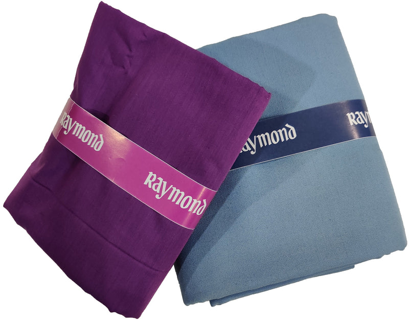 Raymond Cotton Solid Shirt & Trouser Fabric  (Unstitched)-0006