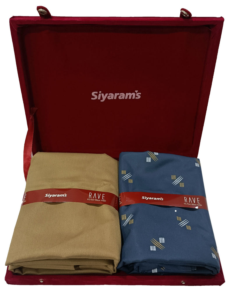 Siyaram Cotton Printed Shirt & Trouser Fabric  (Unstitched)