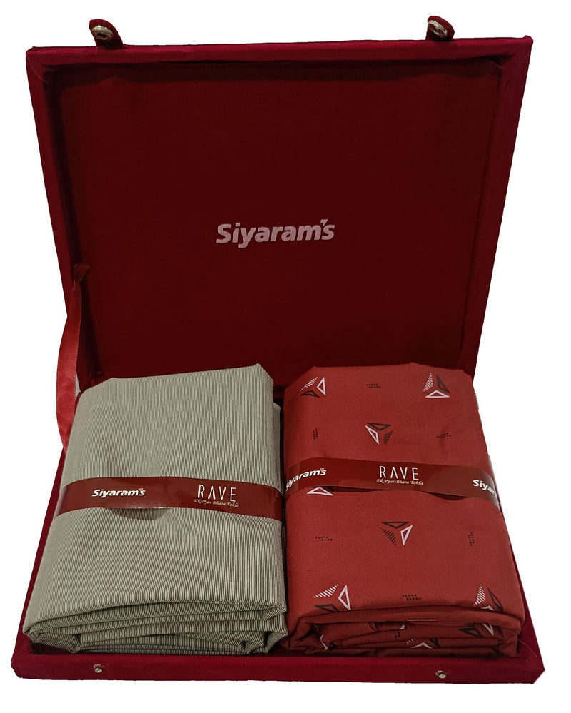 Siyaram Cotton Printed Shirt & Trouser Fabric  (Unstitched)