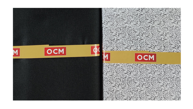 OCM  Unstitched Cotton Shirt & Trouser Fabric Printed.