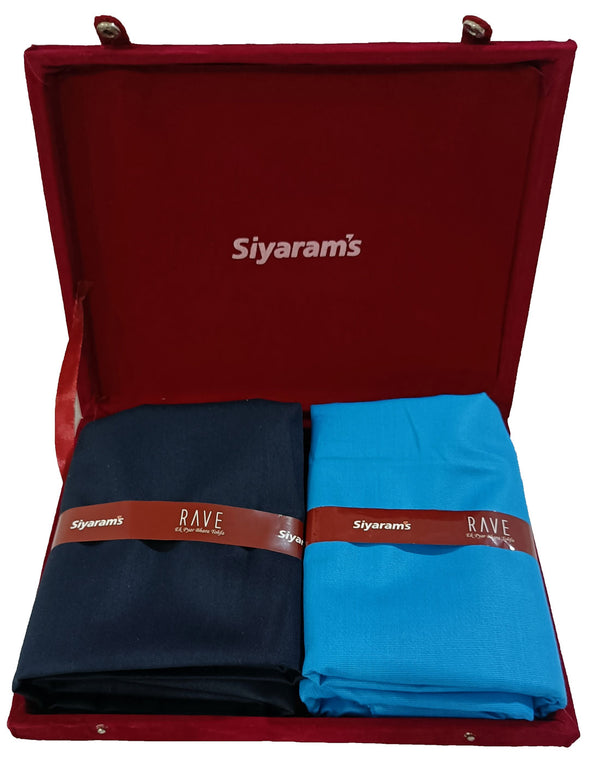 Siyaram's  Unstitched Cotton Blend Shirt & Trouser Fabric Solid-015