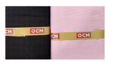 OCM  Unstitched Cotton Shirt & Trouser Fabric Checkered