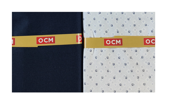 OCM  Unstitched Cotton Shirt & Trouser Fabric Printed.